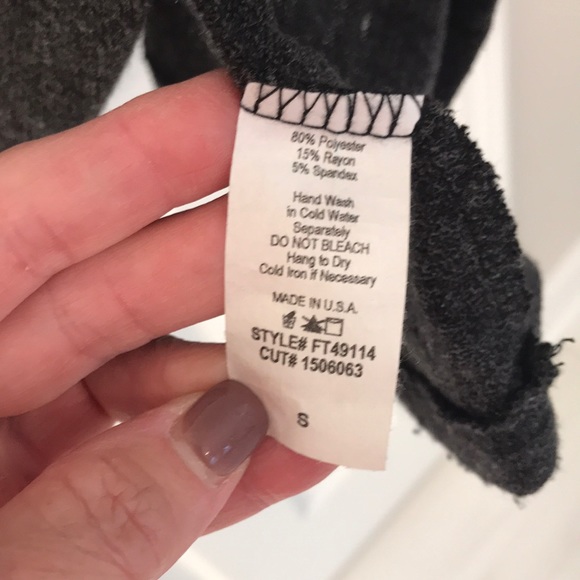 Dark grey cowl neck swing sweater - Picture 3 of 6